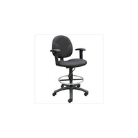 Nicer Interior - fauteuil de dessinateur avec bras réglables-Fauteuil de dessinateur, noir