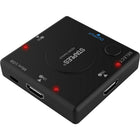 Staples - Commutateur HDMI à 3 ports, 1080p UltraHD 4K, noir (51759US)-Connecte jusqu'à 3 appareils HDMI à un téléviseur HD, moniteur ou projecteur munis d'un seul port HDMI