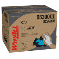 Wypall - Chiffons de nettoyage moyen X70 Power Clean (55300), boîte BRAG, blancs, 200 feuilles-1 caisse = 1 boîte Brag, 200 feuilles.