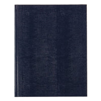Livre de notes exécutif de Blueline - 10-3/4 x 8-1/2po - Bleu - 150 Pages (75 Feuilles)-Papier blanc