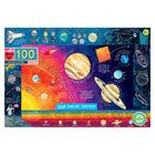 eeBoo - Puzzle du Système Solaire Puzzle - 100 Pièces-Nombre de pièces : 100 pièces brillantes qui s'emboîtent facilement