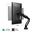 Support de bureau pour moniteur 17 à 27 po de North Bayou - F80-Verticale de distance: 9,8 po
