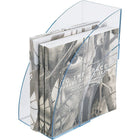 Rubbermaid® - Porte-revues Optimizer de luxe, transparent-Pour catalogues, reliures, revues et plus