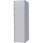 Metalware – Panneau d’extrémité pour étagère enclenchable, 12 x 76 po, gris clair-Directives d’assemblage : http://www.metalware.ca/installinter.html