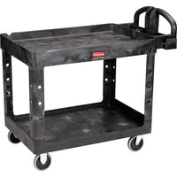 Rubbermaid, Chariot Utilitaire Robuste - 4500-88, 2 Tiers, 17-1/8po x 38-1/4po x 39po, Capacité 500 Lb-Capacité 500 lb