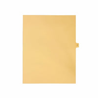 Mark Maker – Onglets séparateurs juridiques beiges, 1/15 onglets, format lettre, sans trous, lettre G, 25/paquet-Onglets séparateurs beiges, 1/15 onglets