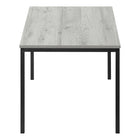 Monarch Specialties - 3796 Table De Salon - 40 po L/Gris/Metal Noir-Garantie : 1 an limite pour les pieces