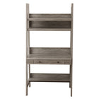 Homenations - Bureau à échelle Barrington avec huche -Fabriqué de la plus haute qualité bois et papier stratifié
