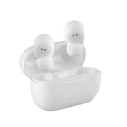 Basic Tech - Mini-écouteurs intra-auriculaires sans fil, Blanc-Portée du signal Bluetooth : 32 pi