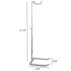Eddie's - Présentoir de comptoir pour sac à main simple - Chrome - Paquet de 2 (165000-2)-Chrome