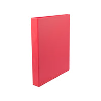 Staples - Reliure à 3 anneaux ronds économique,rouge, 3 anneaux, capacité de 100 feuilles, 1/2 po-Reliure noire à anneaux en D d'une capacité de 100 feuilles