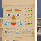 Flash Furniture - Tableau d'activites mural STEAM Bright Beginnings de qualite commerciale avec finition naturelle (MKME15273)-Aucun assemblage du produit n'est necessaire
