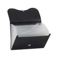 Staples - Classeur expansible à 13 pochettes - Format lettre - Couleurs assorties-Dossier extensible pour garder les documents, les notes et les papiers au même endroit en toute sécurité.