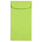 JAM Paper - Enveloppes à monnaie no 7, 3 1/2 x 6 1/2 po, vert lime Brite Hue, 50/paquet-Enveloppes à monnaie
