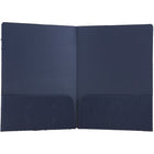 JAM PaperMD – Chemise ondulée cannelée, 9 x 12 po, bleu marine, 100/boîte-Taille : 9 x 12 po