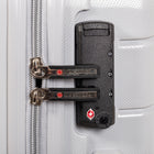 Air Canada - Valise de cabine rigide à roulettes pivotantes de 20 po Optimum  - Gris clair-Protections latérales pour les pieds en caoutchouc