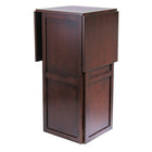 Winsome – Bar à vin comptoir extensible Newport, noyer antique-Dimensions :  40,16 haut. x 50 larg. x 17,87 prof. (po)