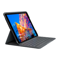 Logitech - Étui clavier iPad Air (3e génération) | Slim Folio avec clavier sans fil intégré - Graphite-Profitez d'un confort et d'une flexibilité de frappe grâce aux grandes touches régulières et bien espacées pour que vos doigts soient à l'aise