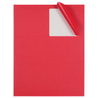 JAM Paper - Étiquettes d'adresse d'expédition - Grandes - 3 1/3 po x 4 po - rouges - Paquet de 120-Quantité : 120 étiquettes par paquet, 6 étiquettes par page/20 feuilles par paquet, Adhésif puissant facile à décoller et à appliquer