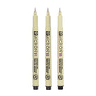 Sakura - Pigma Micron stylos design - #01, #03, #05 - Black - ensemble de 3-PIGMA Micron stylos noirs