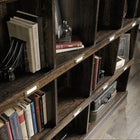 Sauder - Bibliothèque Barrister Lane 422717, chêne fer-Dimensions : 47,598 x 52,835 x 12,795 po