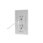 Prise murale Wi-Fi intelligente Apone avec chargeur USB-Télécommande - Allumez et éteignez l'interrupteur de n'importe où, à tout moment.