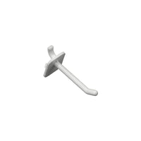 Azar Displays – Panneau perforé à crochet de verrouillage, 2 x 0,287 (po), blanc, 50/paquet (800002-W)-Fonctionne avec n’importe quel présentoir à panneau perforé