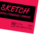 Canson XL Series Papier à croqui - 9" x 12" - 100 Feuilles-9" x 12"