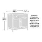 Sauder - 430234 La Collection Cottage Road Base de bibliothèque - Finition White-9