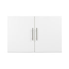 Prepac Armoire supérieure accrochable HangUps de 36 po (92 cm)-Capacité totale : 120 lb (54 kg) / 30 lb (13 kg) par tablette