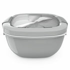 Conteneur à salade Bentgo, gris-Transport sans dégâts: le contenant de vinaigrette étanche de 3 oz garde les sauces sans dégâts pendant le transport.