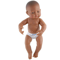 Miniland Poupée Nouveau-né Éducative Anatomiquement Correcte, Fille Hispanique, 15-3/4"-Votre enfant adorera prendre soin et jouer avec la magnifique poupée nouveau-né 15,75 po parfumée à la vanille de Miniland