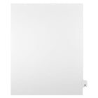 Mark Maker – Onglets séparateurs juridiques blancs, 1/25 onglets, format lettre, sans trous, numéro 48, 25/paquet-Onglets séparateurs blancs, 1/25 onglets