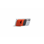 MOFT Snap-On Magnetic MagSafe Compatible Phone Wallet Stand pour iPhone - Orange-Cuir orange végétalien de première qualité