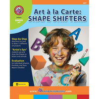 Livre numérique : Art à la Carte : Shape Shifters (format PDF, téléchargement pour 1 utilisateur), 4e à 7e année-Vous recevrez deux courriels : un confirmant toute la commande et l'autre avec un bouton Download Software (Télécharger le logiciel). Vous pouvez télécharger immédiatement ou revoir votre courriel pour télécharger plus tard.