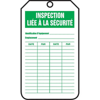 Étiquettes de sécurité d'inspection et de contrôle de l'état de l'équipement-1