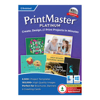 Broderbund - Print Master Platine-Personnalisez vos conceptions avec de puissants outils d'édition d'images en un clic