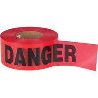 SCN Industrial - Ruban Pour Barricade «Danger», Bilingue, 3po La X 1000' Lo, 1,5 Mil, Noir/Rouge, paquet de 12-Couleur Noir/rouge