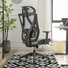 Serta - Fauteuil ergonomique en maille à haut dossier Sit Ture Ridgefield - 28 3/4 po l x 29 po P x 48 1/4 po à 52 po H - Gris-Garantie limitée du fabricant de 5 ans