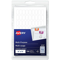 Avery – Étiquettes rectangulaires, amovibles à usages multiples, inscriptibles, blanches, 3/8 po x 5/8 po, paq./720-Les étiquettes amovibles offrent la commodité d'identifier les boîtes, enveloppes, colis et plus avec la liberté de changer, de réviser et d'ajouter les mises à jour du contenu.