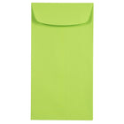 JAM Paper Enveloppes à monnaie nº 7, 6,5 x 3,5 po, Brite Hue vert lime intense, 1000/paquet-Enveloppes à monnaie