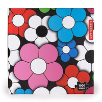 Kikkerland Studio Job Puzzle Fleur, 1000 Pieces-Papier multicolore