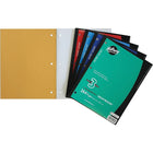 HilroyMD – Cahier de notes NeatbookMD, 264 pages, 8 x 10 1/2 po, 3 sujets-Couverture en papier glacé, reliure cousue sécuritaire, dos avec ruban adhésif noir