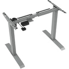 AnthroDesk - Bureau de demarrage assis-debout avec commandes faciles à monter/descendre - Gris-Modele motorise abordable: Notre bureau de base de base offre la flexibilite d'un bureau debout electrique à un prix abordable