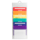 Classeur mural déployable, 6 pochettes de U Brands – Couleurs primaires-Plus robuste que votre classeur moyen. Fabriqué en polyéthylène durable et indéchirable