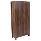 Bibliothèque de la collection New Lancaster à 6 cubes de rangement de 59,5 po haut. avec finition grain de bois de chêne-Six compartiments de rangement ouvert