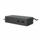 Microsoft - Station d’accueil Surface - noir-Deux ports vidéo haute définition, un port Gigabit Ethernet, quatre ports USB 3.0 haute vitesse et une sortie audio