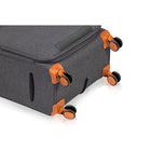 Champs - Ensemble de 3 valises extensibles de la "Classic II" - Noir-Extensible pour une capacité de stockage supplémentaire