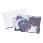 Mara-Mi - Note de remerciement - 3,5 x 5 - Délavé Indigo - Paquet de 20-20 cartes muettes, 20 enveloppes