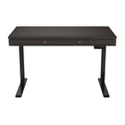 Bureau assis-debout avec tiroir de rangement de 23 L po de TygerClaw- Brun-Fonction anti-collision - le bureau s'inverse automatiquement pour éviter les obstacles